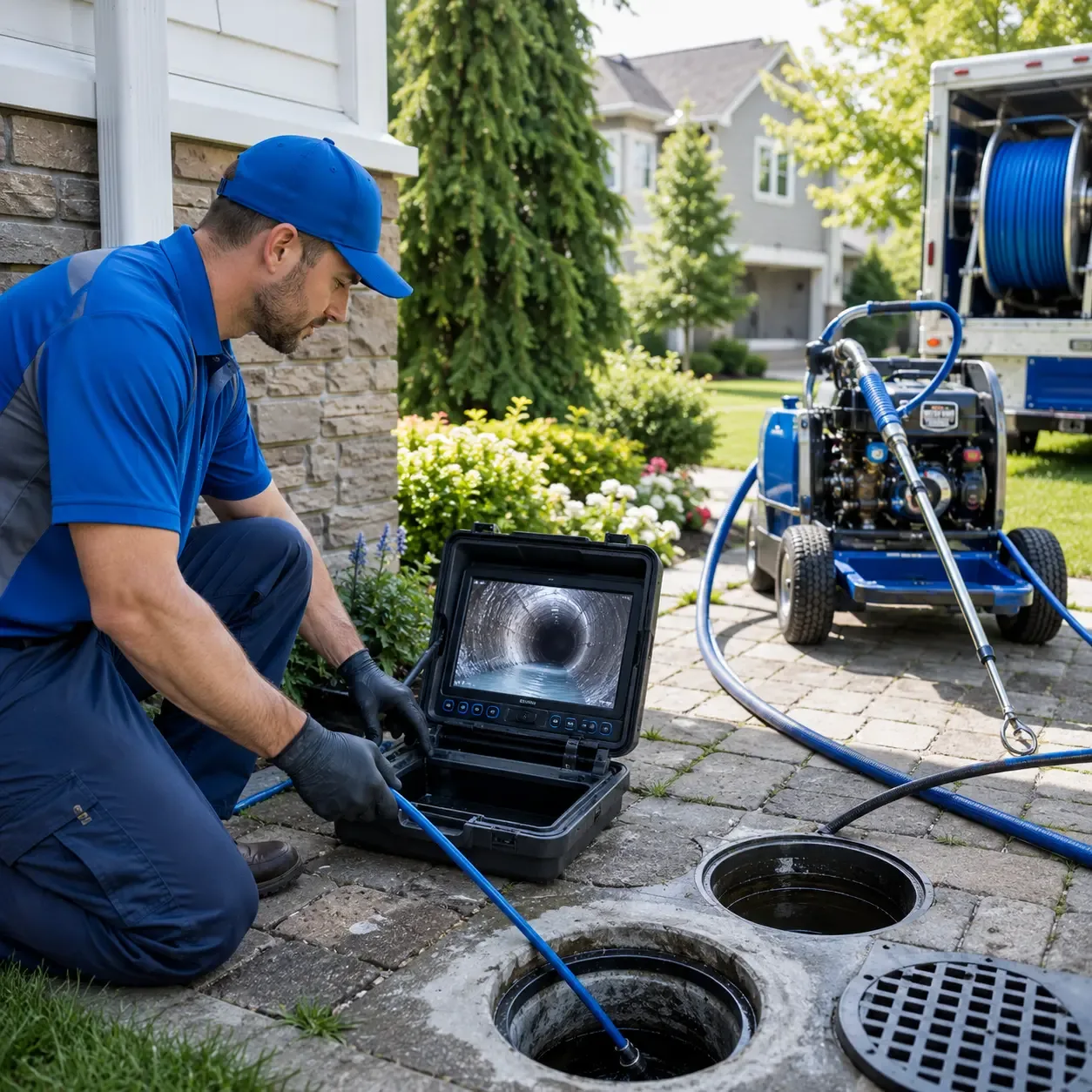 Outdoor drain cleaning professionals serving Dearing, KS